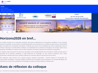 Accéder au site de la conférence