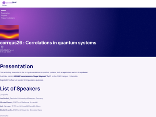 Accéder au site de la conférence