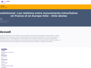 Accéder au site de la conférence