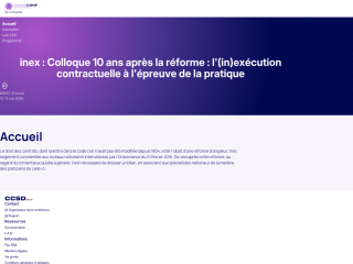 Accéder au site de la conférence