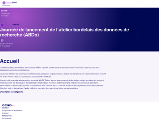 Accéder au site de la conférence