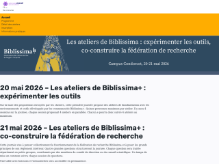 Accéder au site de la conférence